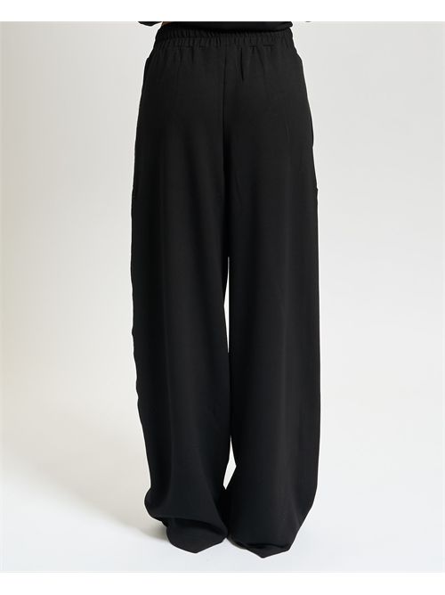 Pantaloni donna Gaelle Paris A Palazzo Con Bandine GAELLE PARIS | GAABW07601NE01